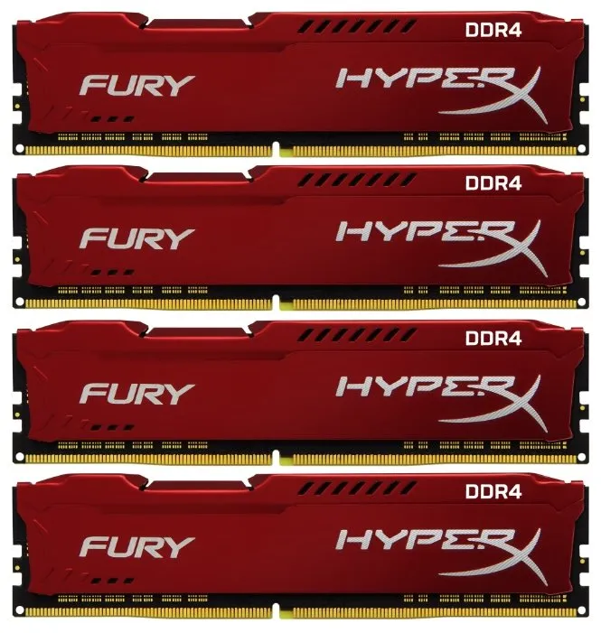Оперативная память 64 GB kit Kingston HyperX Fury HX424C15FBK4/64