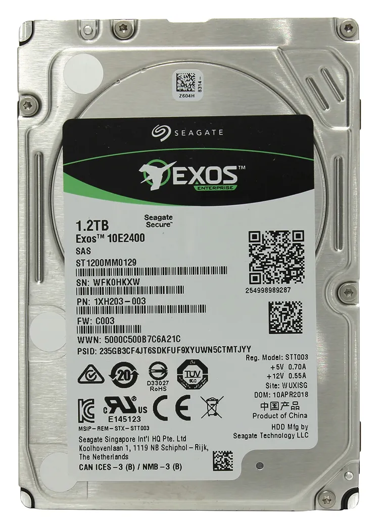 Жесткий диск 1.2Tb Seagate Exos ST1200MM0129
