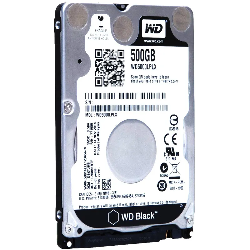 Жесткий диск 500ГБ WD Black Mobile WD5000LPLX
