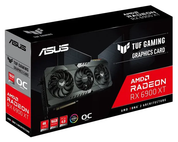 Видеокарта 16Gb ASUS TUF-RX6900XT-O16G-GAMING