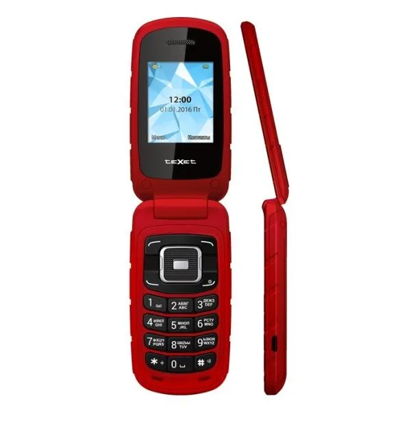 Мобильный телефон Texet TM-104 красный