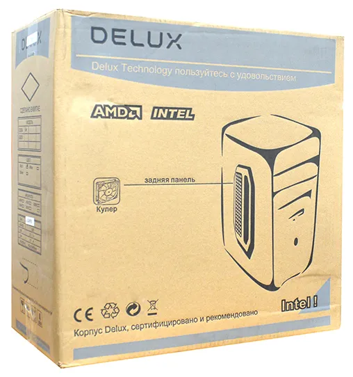 Корпус для ПК Delux G504 RGB strip