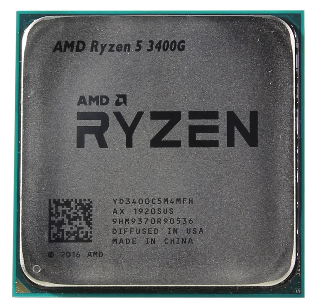 Процессор AMD Ryzen 5 3400G YD3400C5M4MFH
