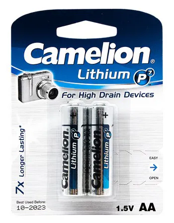 Батарейка CAMELION Lithium P7 FR6-BP2