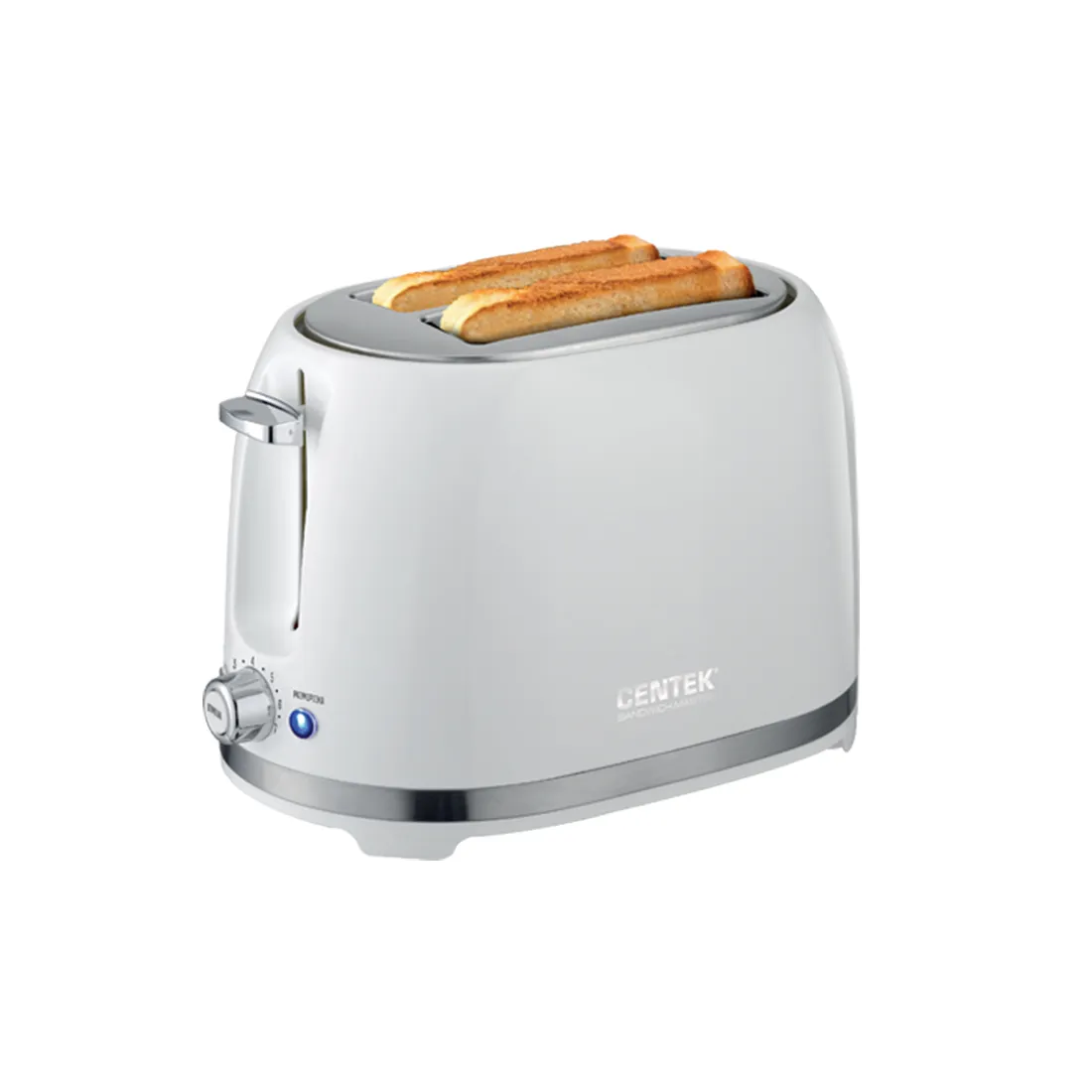 Тостер Centek СТ-1432 WHITE 850Вт