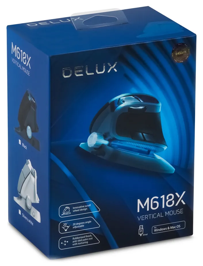 Компьютерная мышь Delux DLM-618OUB