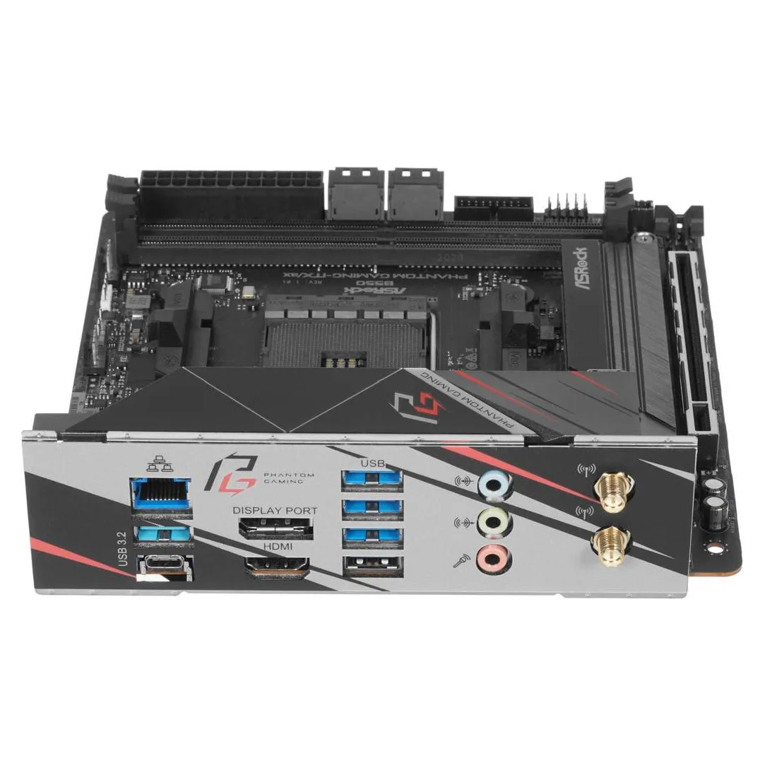 Материнская плата ASRock B550 PHANTOM GAMING-ITX/AX D4