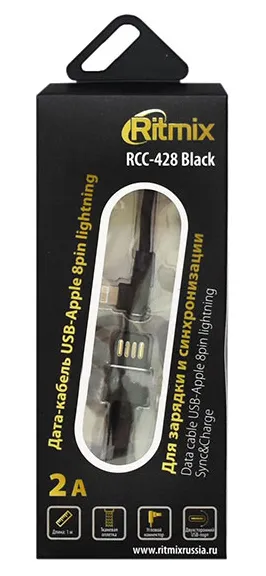 Кабель Apple Ritmix RCC-428 Black