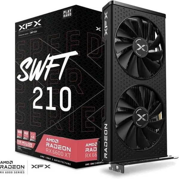 Видеокарта 8 Gb XFX SWFT210 RX 6600 RX-66XL8LFDQ