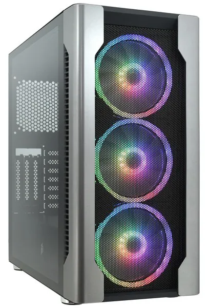 Корпус для ПК 1stPlayer DK DX RGB silver