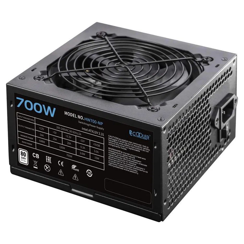 Блок питания 700W PCCooler HW700-NP