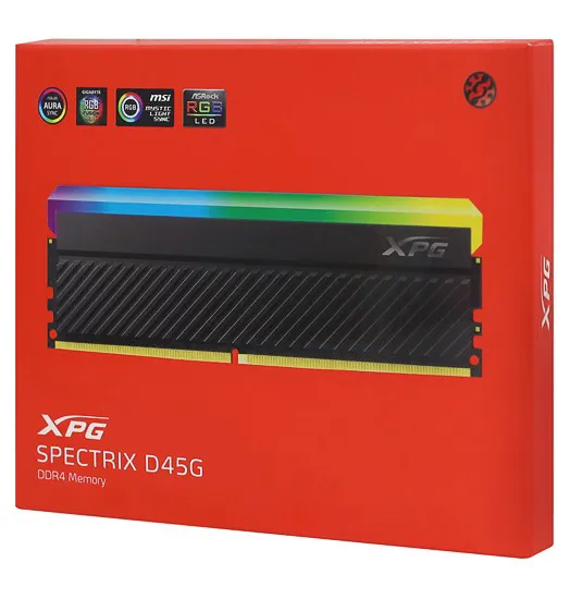 Оперативная память 16 GB kit ADATA XPG SPECTRIX D45 RGB AX4U41338G19J-DCBKD45G