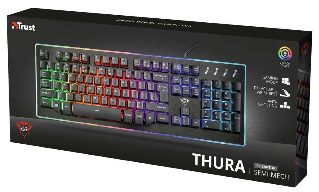 Клавиатура игровая Trust GXT 860 Thura