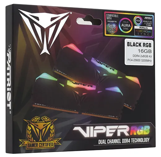 Оперативная память 16 GB kit Patriot Viper RGB PVR416G320C6K