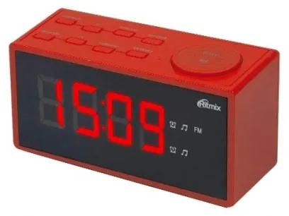 Радиочасы Ritmix RRC-1212 Red