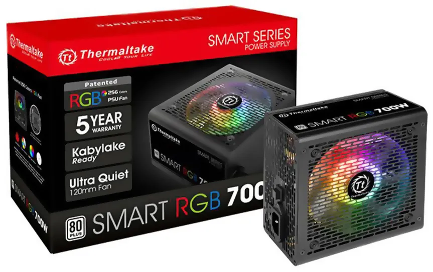 Блок питания 700W Thermaltake Smart RGB PS-SPR-0700NHSAWE-1