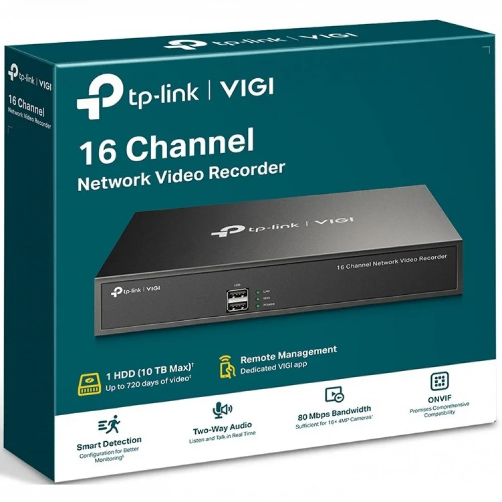 Цифровой видеорегистратор TP-Link VIGI NVR1016H