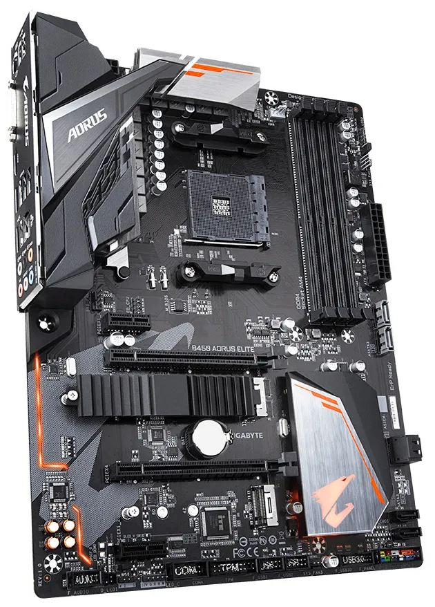 Материнская плата Gigabyte B450 AORUS ELITE