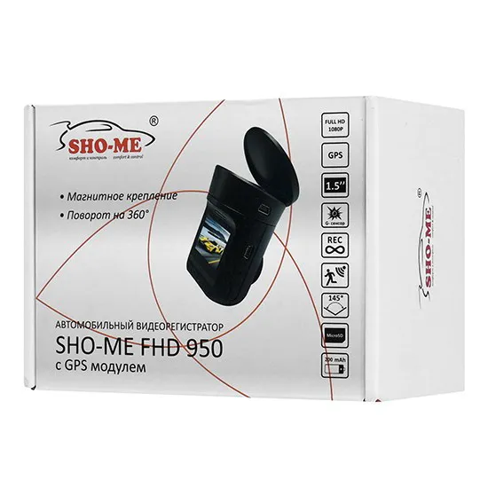 Camera Sho-Me FHD-950, auto video recorder, 1.5", mSD, USB
