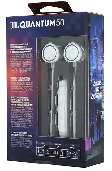 Гарнитура JBL (by Harman) Quantum 50 white