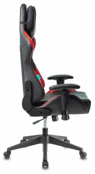 Игровое компьютерное кресло Zombie VIKING-5-AERO черный/красный