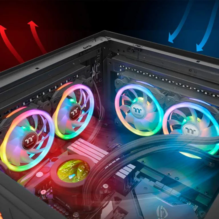 Кулер для корпуса Thermaltake SWAFAN 14 RGB 3-Fan Pack