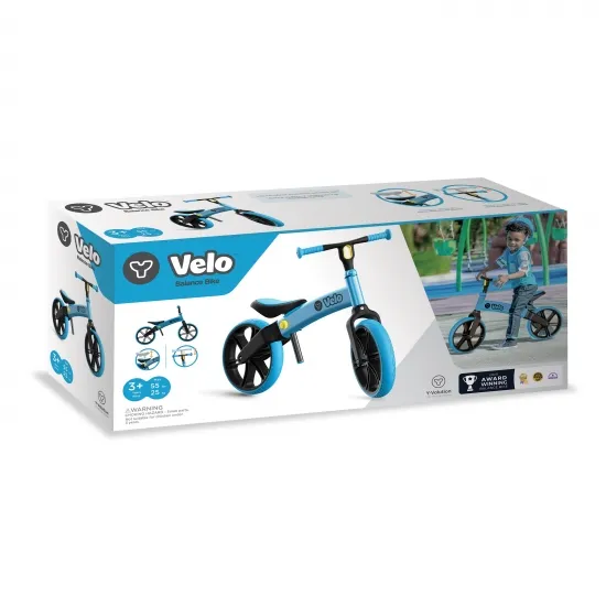 Беговел YVolution YVelo Balance Bike 2018 Refresh Blue 4L/13L CL 2PK