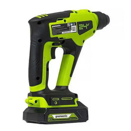 Перфоратор Greenworks GD24SDS1K2