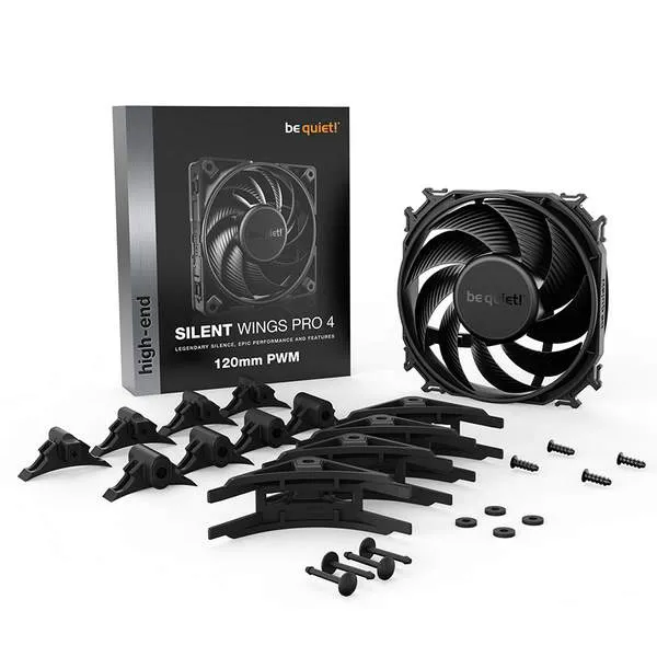 Кулер для корпуса Bequiet! Silent Wings PRO 4 120mm PWM