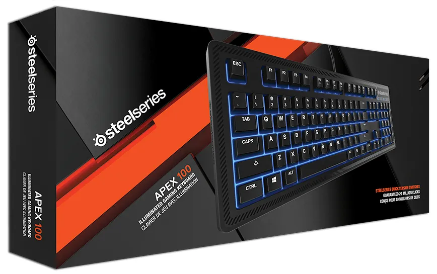 Клавиатура Steelseries Apex 100 RU