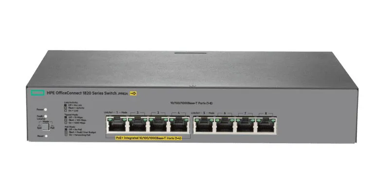 Коммутатор HP Enterprise 1820-8G-PoE+ J9982A