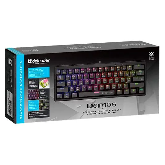 Клавиатура Defender Deimos GK-303 RU Black