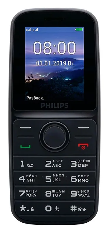 Мобильный телефон Philips E125 Черный
