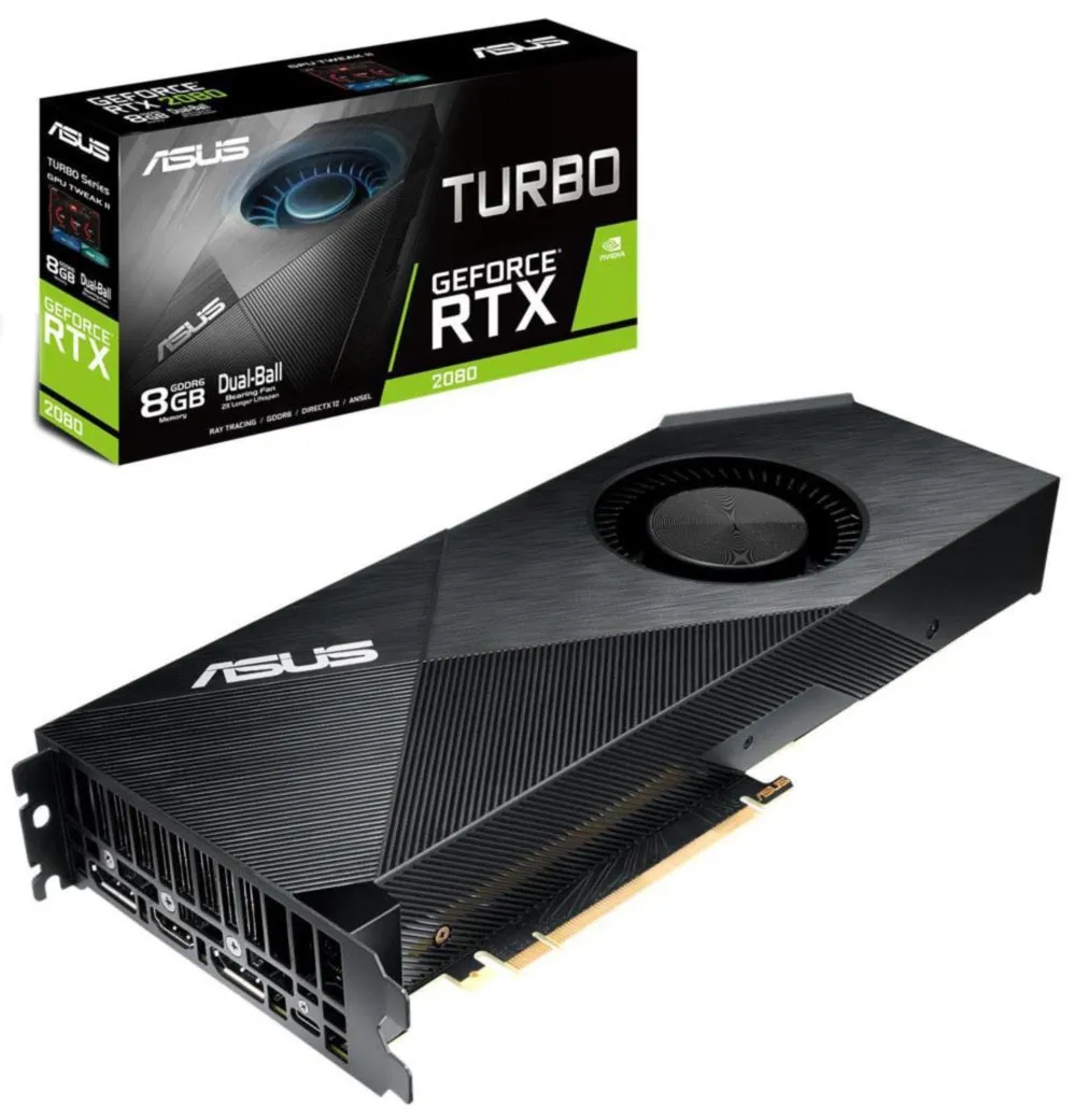 Видеокарта 8 GB Asus RTX2080 TURBO-RTX2080-8G