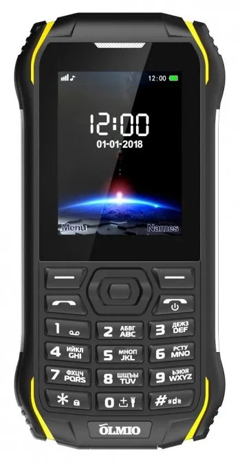 Мобильный телефон Olmio X05 Черный-Желтый
