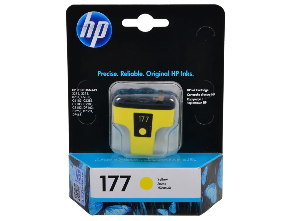 Картридж HP C8773HE Yellow №177