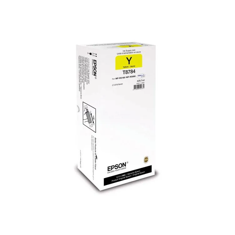 Картридж Epson C13T838240 WF-R5190DTW голубой