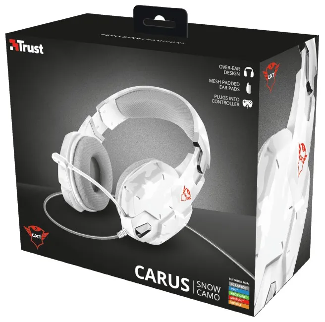 Наушники Trust GXT 322W Snow-Camo