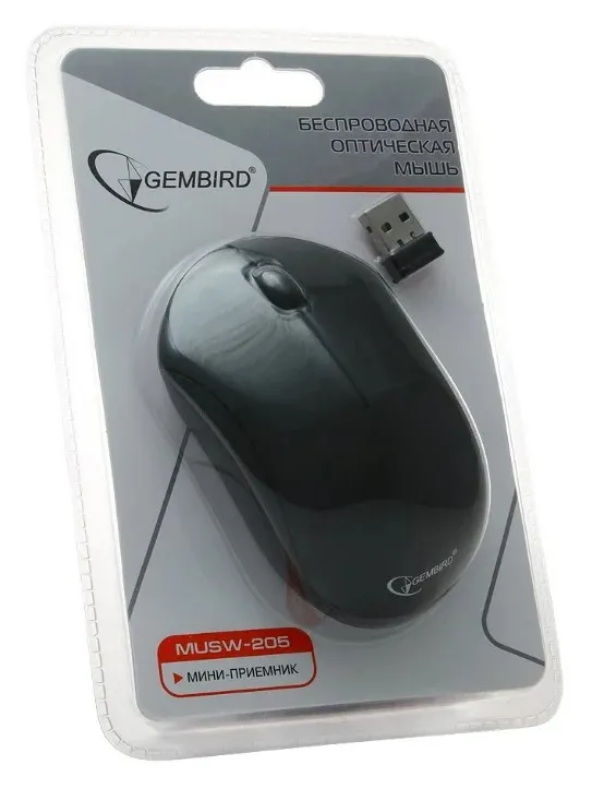 Компьютерная мышь Gembird MUSW-205 black