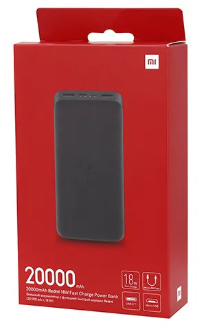 Внешний аккумулятор Xiaomi Mi PowerBank 20000 VXN4304GL