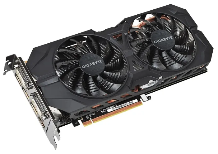 Видеокарта Gigabyte 4 GB GeForce GTX 960 GV-N960WF2OC-4GD