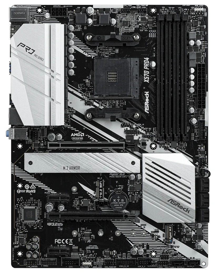 Материнская плата ASRock X570 PRO4