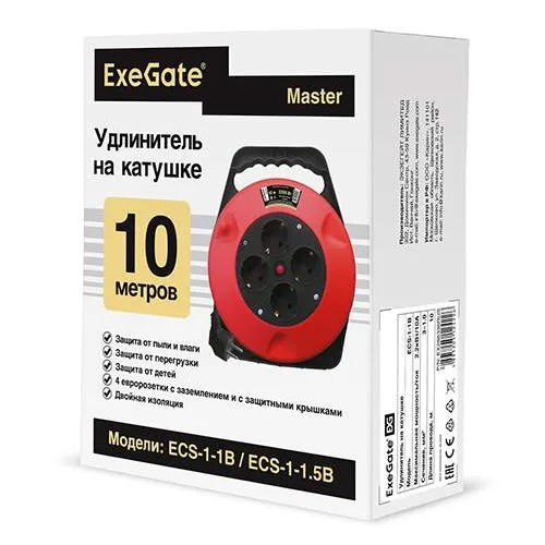 Удлинитель 250V ExeGate Master ECS-1-1B