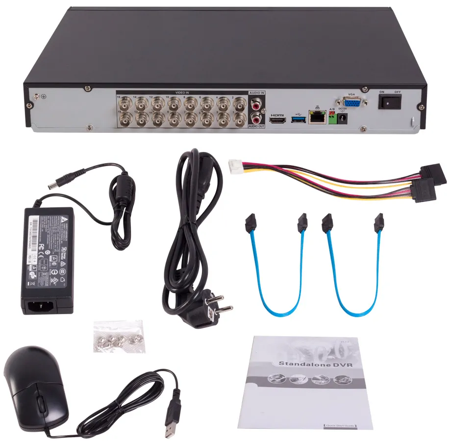 Гибридный видеорегистратор Dahua DHI-XVR5216AN-4KL