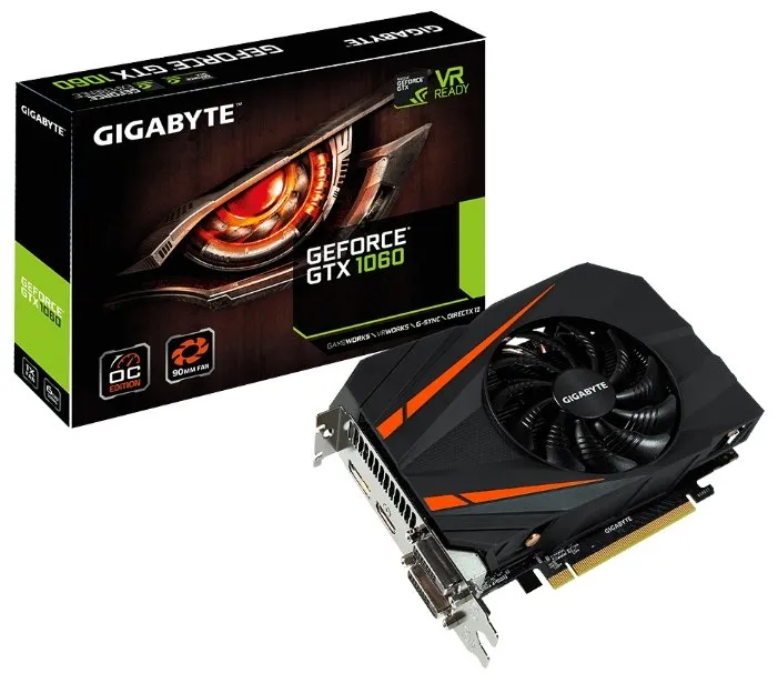 Видеокарта Gigabyte GTX 1060 GV-N1060IXOC-6GD