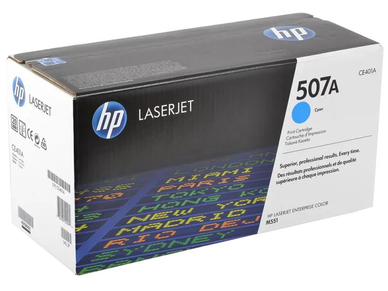 Картридж HP CE401A 507A Cyan