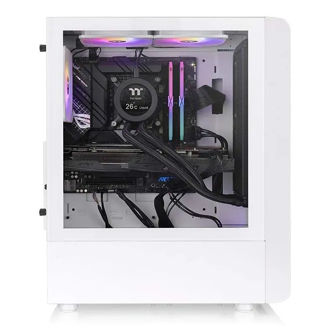 Корпус для ПК Thermaltake S200 TG ARGB Snow/White CA-1X2-00M6WN-00