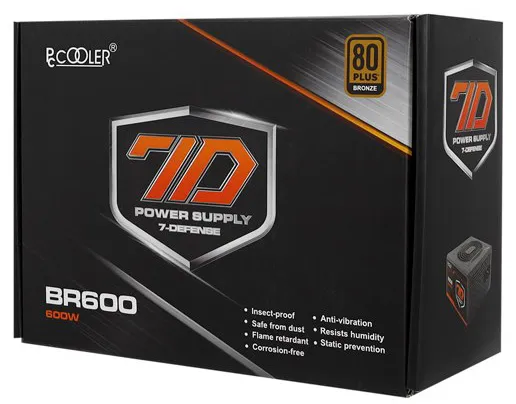 Блок питания 600W PCcooler GI-BR600