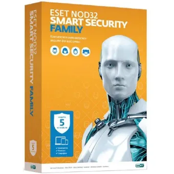 Антивирус NOD32 Smart Security Family Box