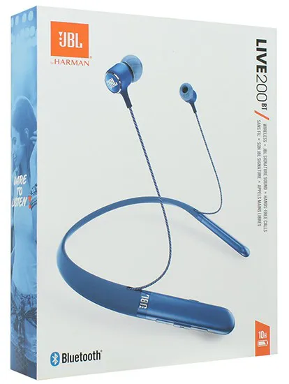 Bluetooth Гарнитура JBL (by harman) Live 200BT blue
